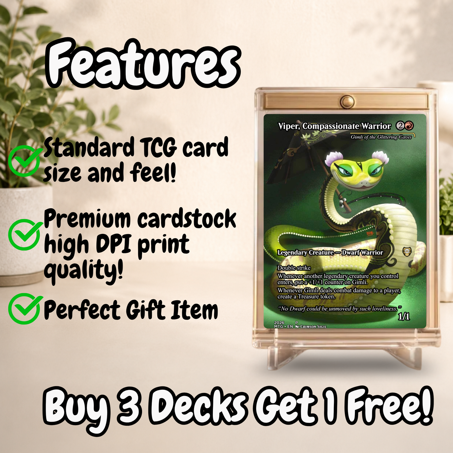 Kung Fu Panda MTG Proxy Commander Deck