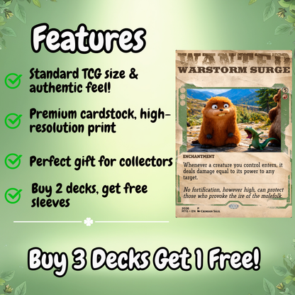 Green Lizards MTG Proxy Commander Deck