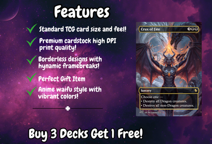 Dragon Tribal MTG Proxy Commander Deck