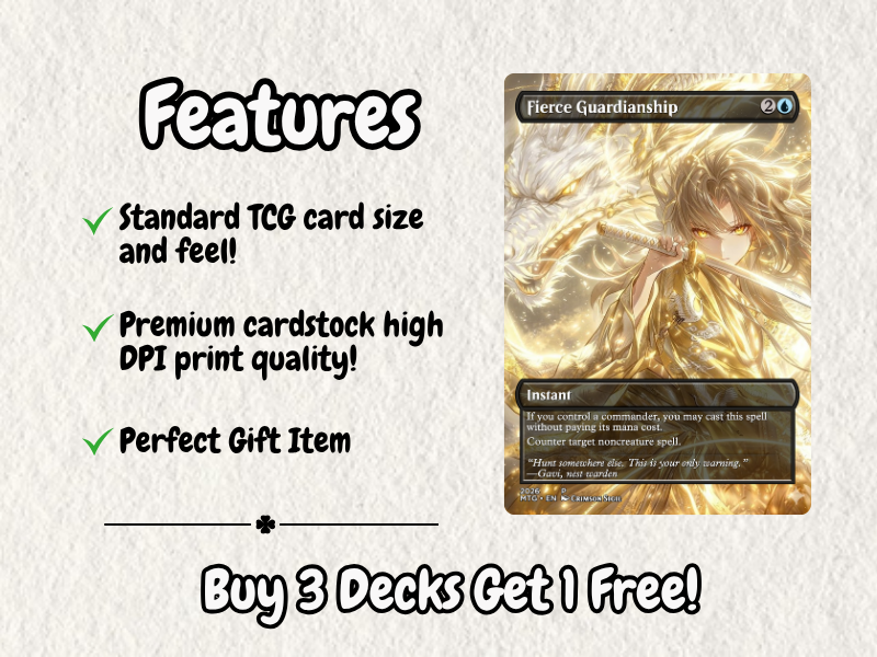 Sword Girl MTG Proxy Commander Deck