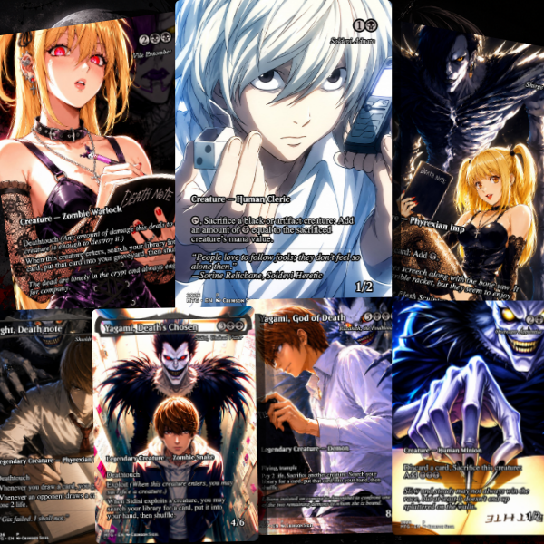 Death Note MTG Proxy Commander Deck