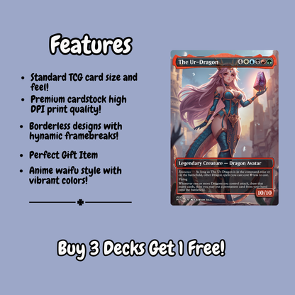 Dragon Chibi MTG Proxy Commander Deck