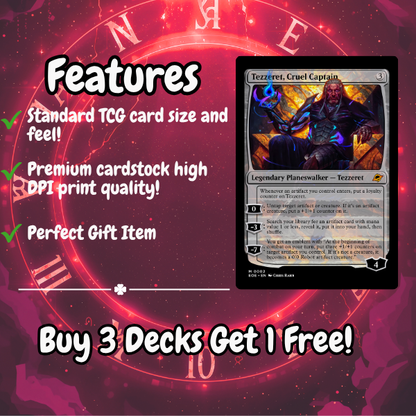 Crimson Velocity Storm MTG Proxy Commander Deck