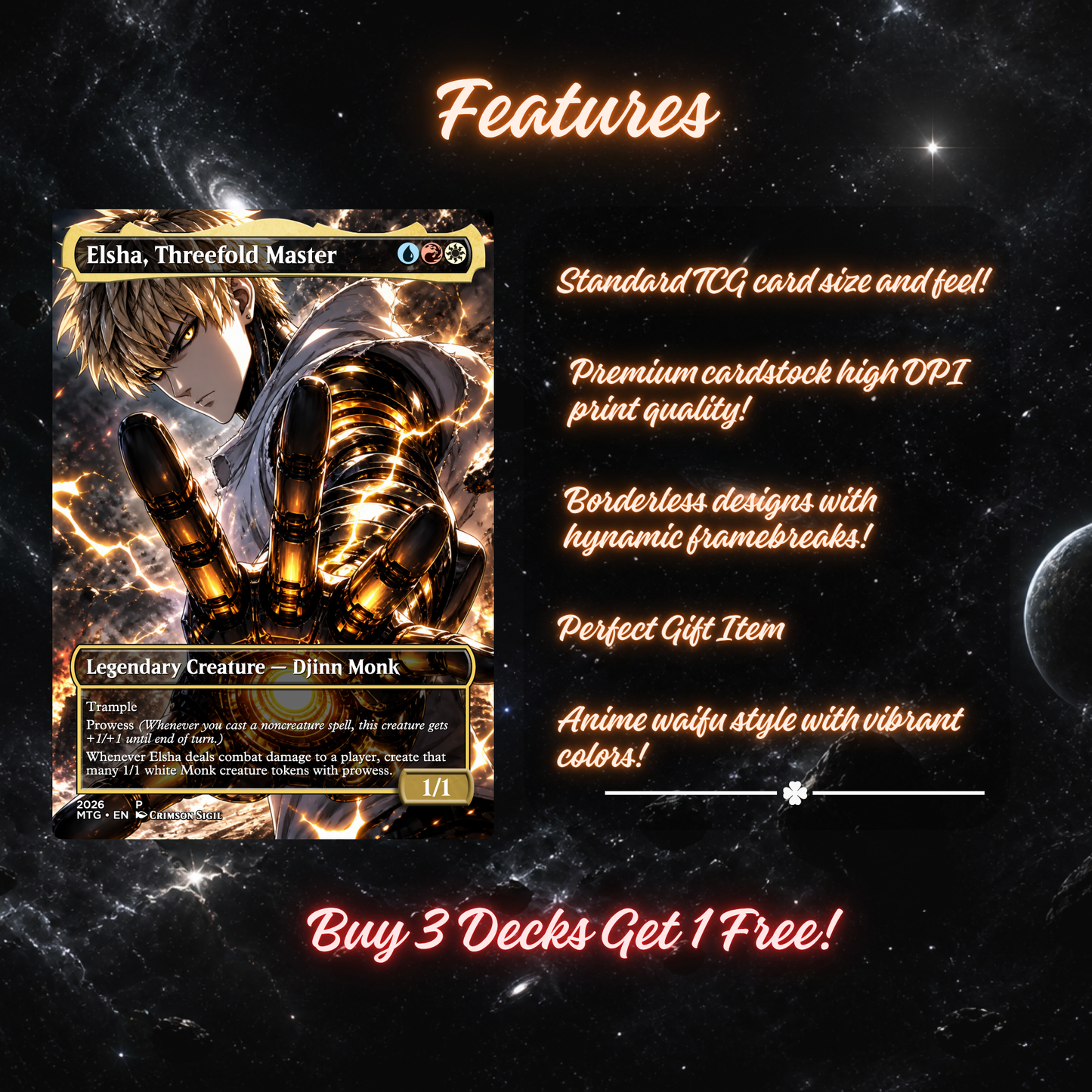 One Hit One Kill MTG Proxy Commander Deck