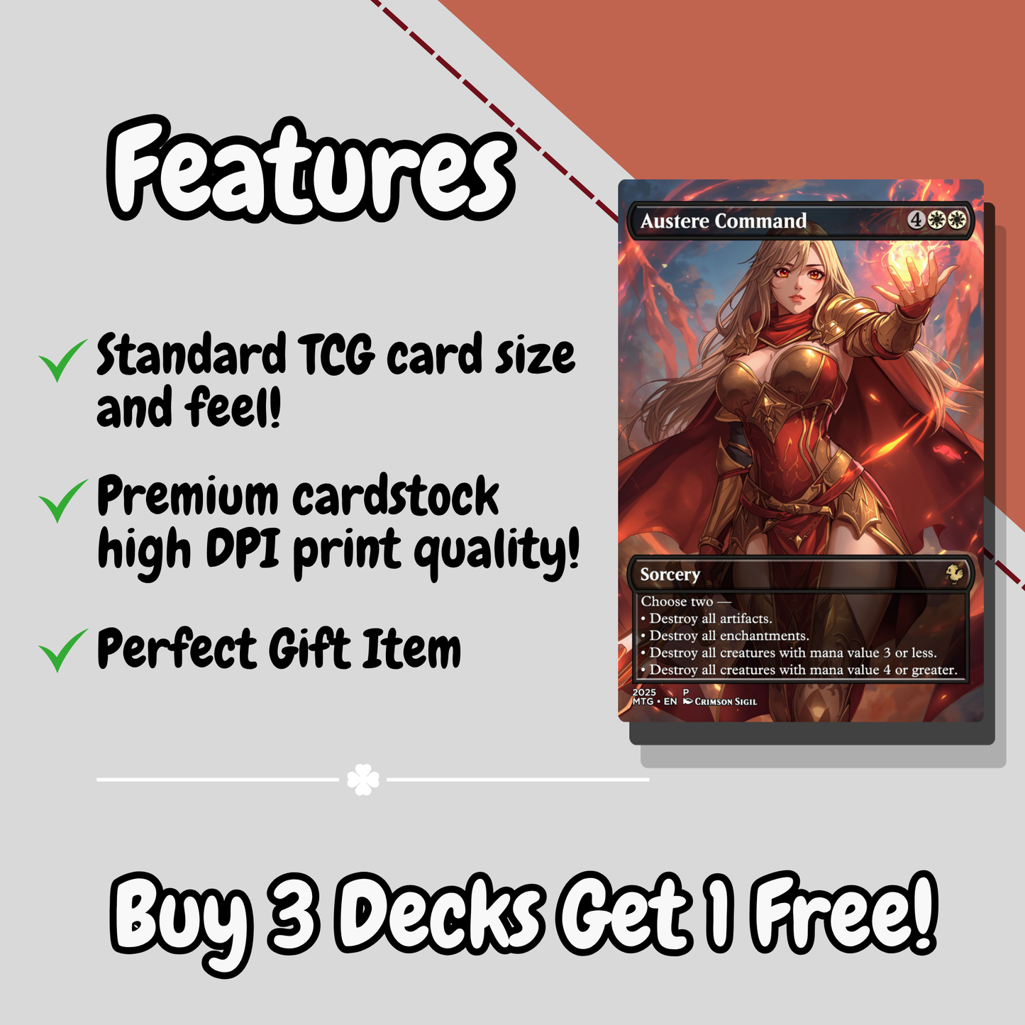 Knight Tribal MTG Proxy Commander Deck