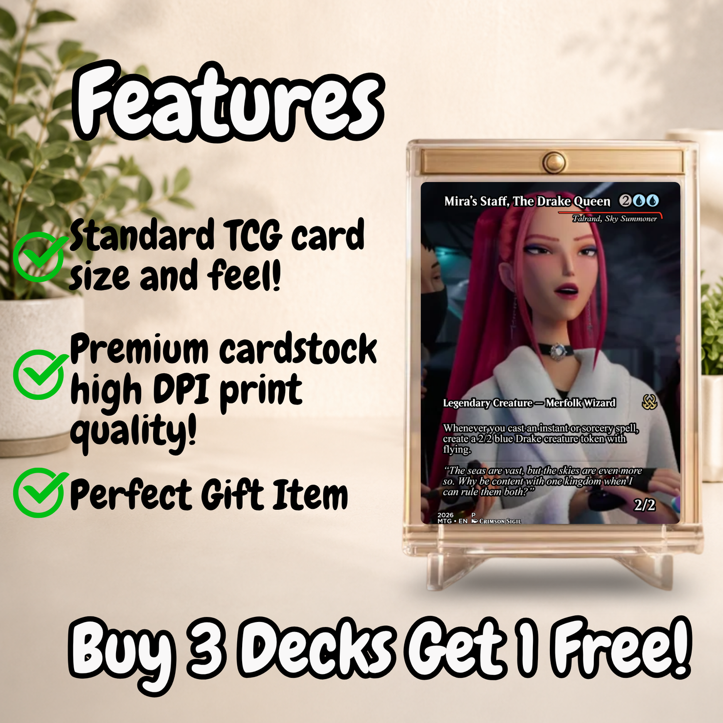 K-POP Demon Hunters MTG Proxy Commander Deck