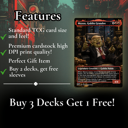 Mr.Gobin Trump MTG Proxy Commander Deck