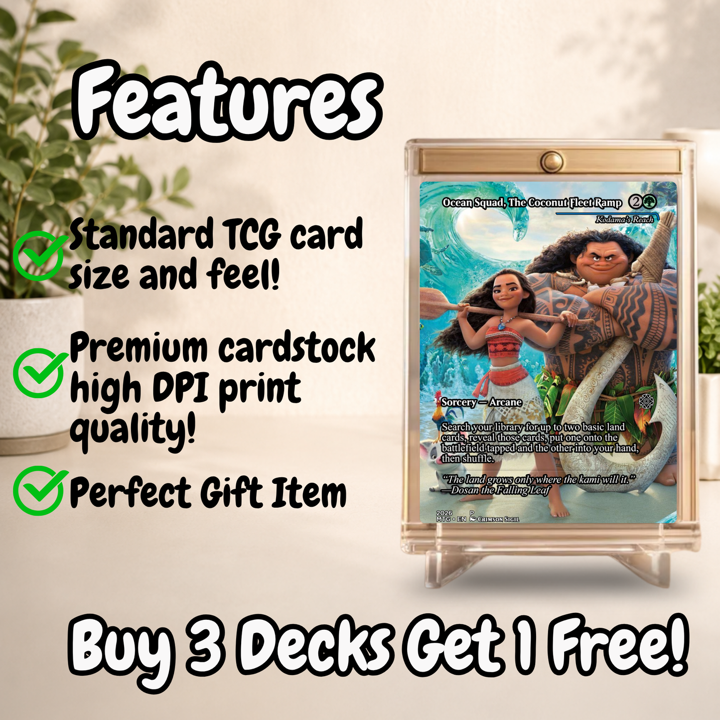 Moana MTG Proxy Commander Deck