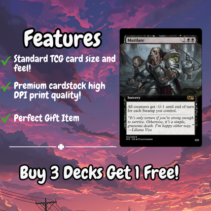 Black Iron Rebirth MTG Proxy Commander Deck
