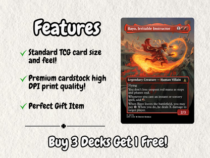 Krark Sakashima Storm MTG Proxy Commander Deck