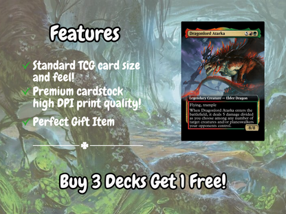 Temur Roar MTG Proxy Commander Deck