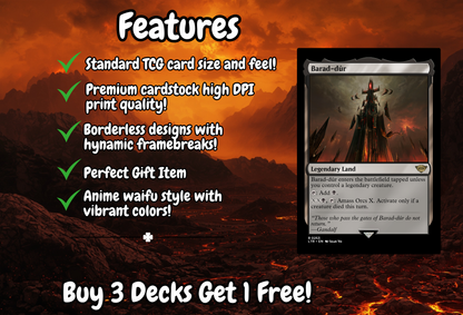 Sauron, the Dark Lord MTG Proxy Commander Deck