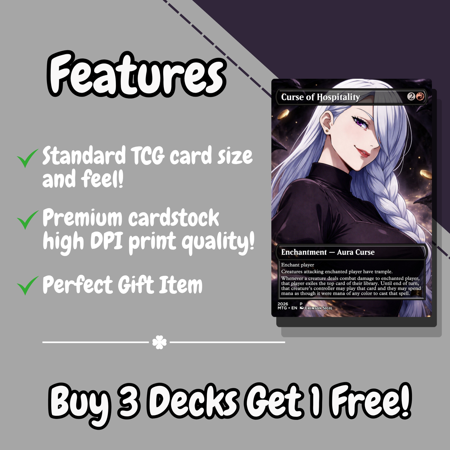 Jujutsu Kaisen MTG Proxy Commander Deck