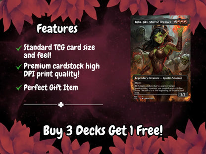 Goblin Tribal MTG Proxy Commander Deck