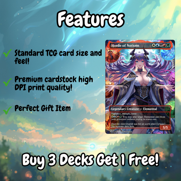 Arcane Elemental Nexus MTG Proxy Commander Deck