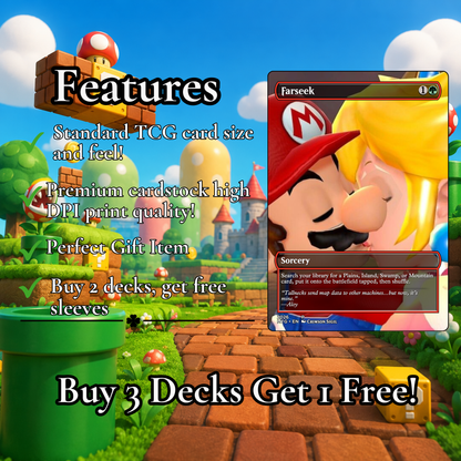 Mario MTG Proxy Commander Deck