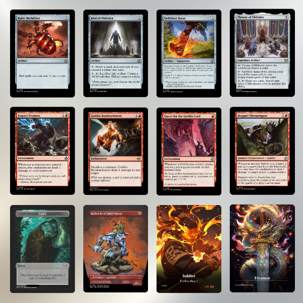Goblin Storm Engine MTG Proxy Commander Deck