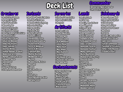 Radiant Waker MTG Proxy Commander Deck