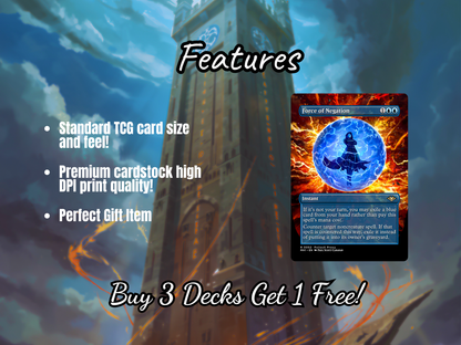 Urza Poly Kraken MTG Proxy Commander Deck