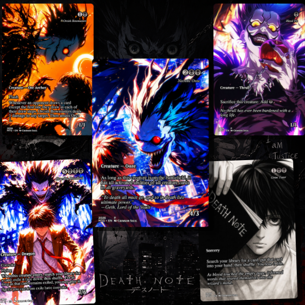 Death Note MTG Proxy Commander Deck
