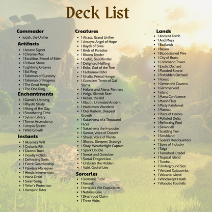 Zelda MTG Proxy Commander Deck