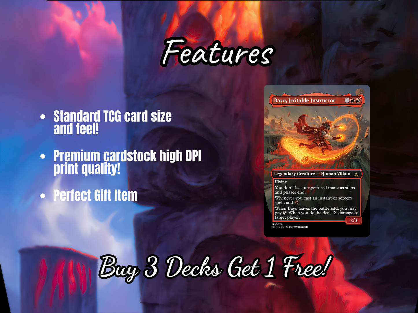 Spell Echo Overdrive MTG Proxy Commander Deck