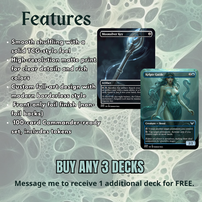 Magus Lucea Kane MTG Proxy Commander Deck