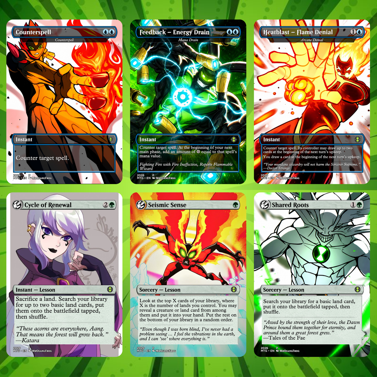 Ben10 MTG Proxy Commander Deck