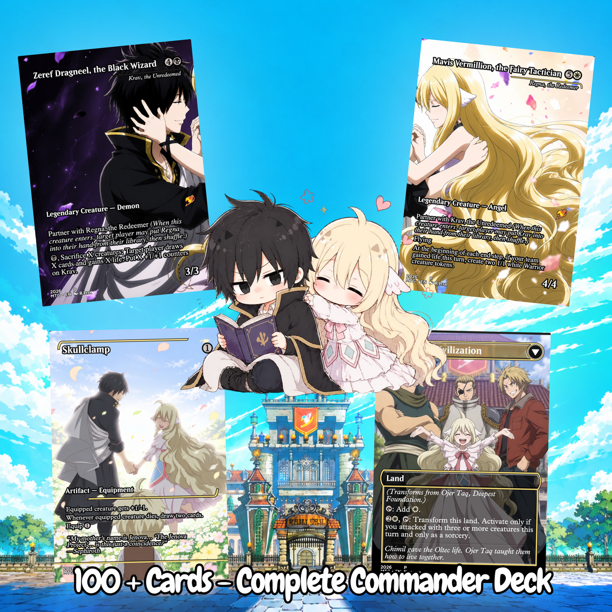 Fairy Tail MTG Proxy Commander Deck