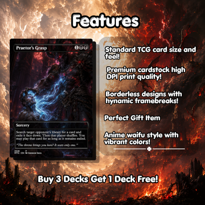 Heaven Fire Cataclysm MTG Proxy Commander Deck