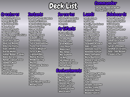 Radiant Waker MTG Proxy Commander Deck