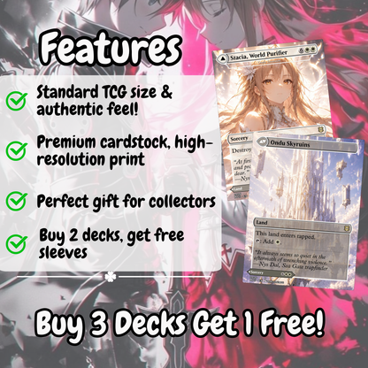 Sword Art Online MTG Proxy Commander Deck