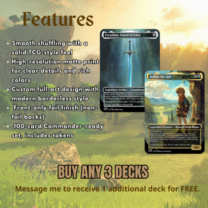 Zelda MTG Proxy Commander Deck