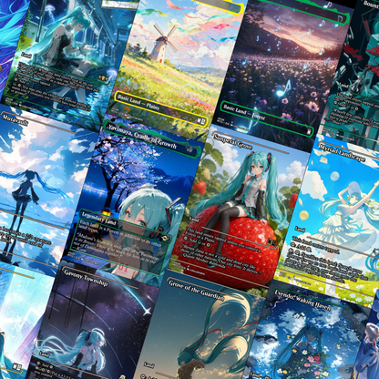 Hatsune Miku MTG Proxy Commander Deck