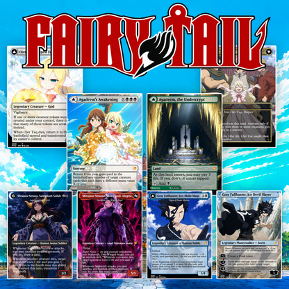 Fairy Tail MTG Proxy Commander Deck