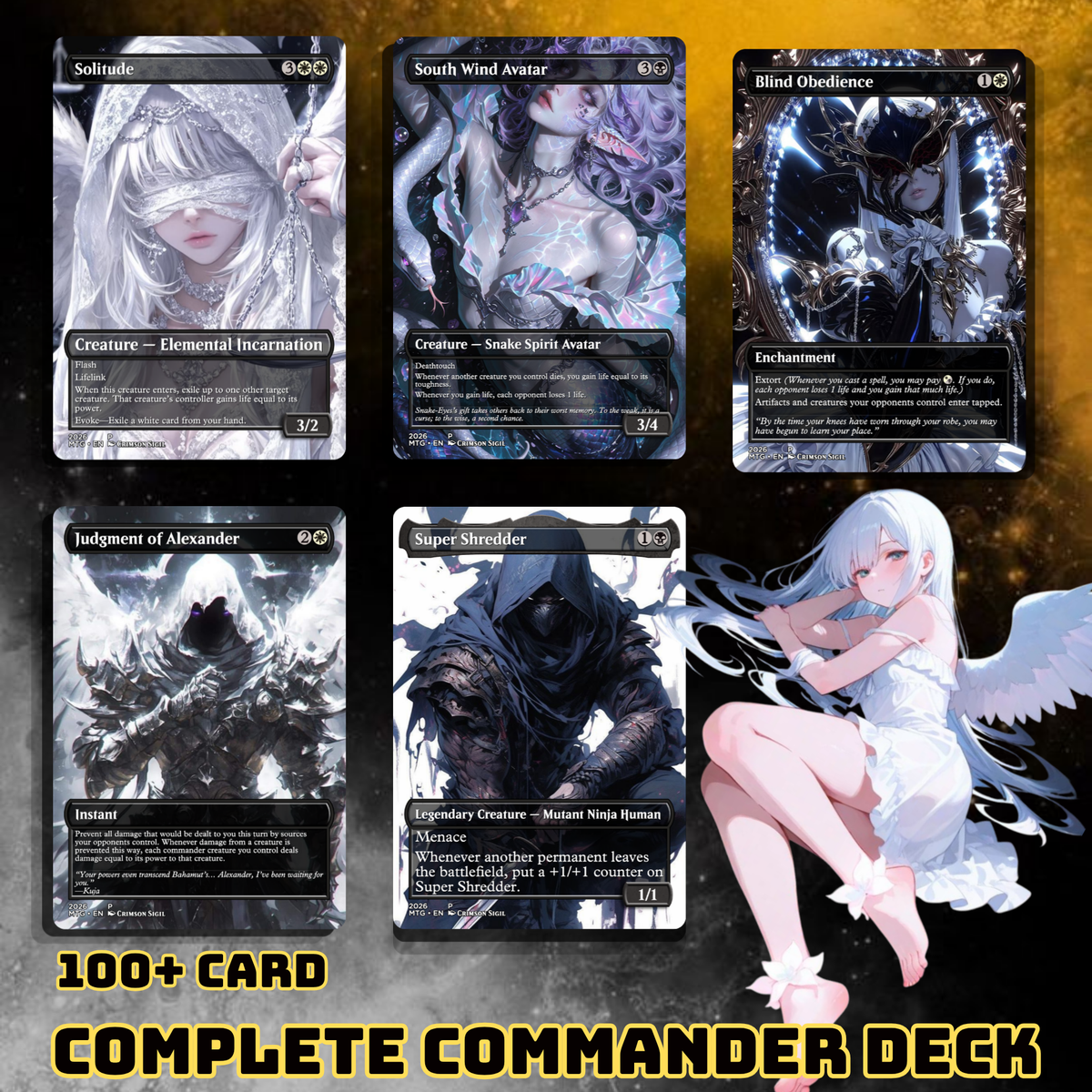 Heaven & Hell MTG Proxy Commander Deck