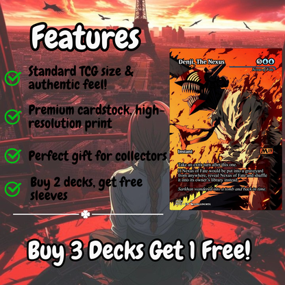 Chainsaw Man MTG Proxy Commander Deck