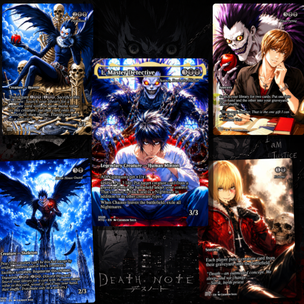 Death Note MTG Proxy Commander Deck