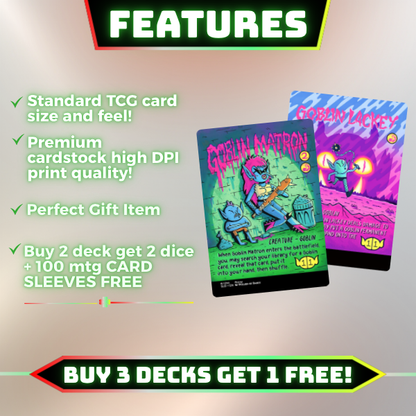Goblin Storm Engine MTG Proxy Commander Deck