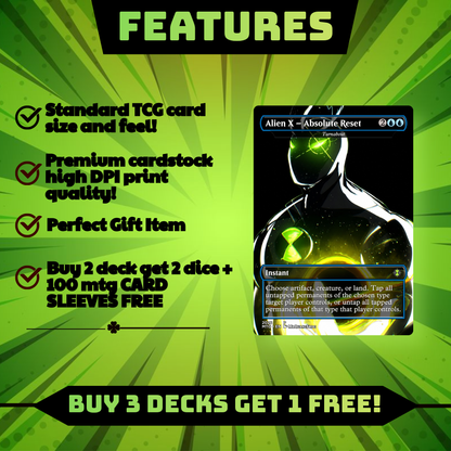 Ben10 MTG Proxy Commander Deck