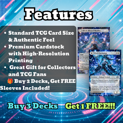 Hatsune Miku MTG Proxy Commander Deck