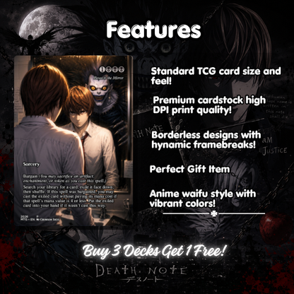 Death Note MTG Proxy Commander Deck