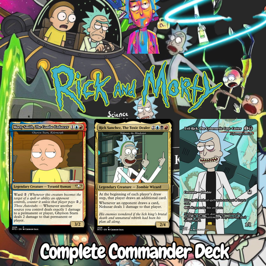 Rick and Morty MTG Proxy Commander Deck