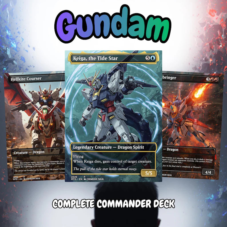 Gundam MTG Proxy Commander Deck