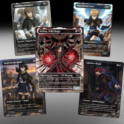 Black Clover Dominion MTG Proxy Commander Deck