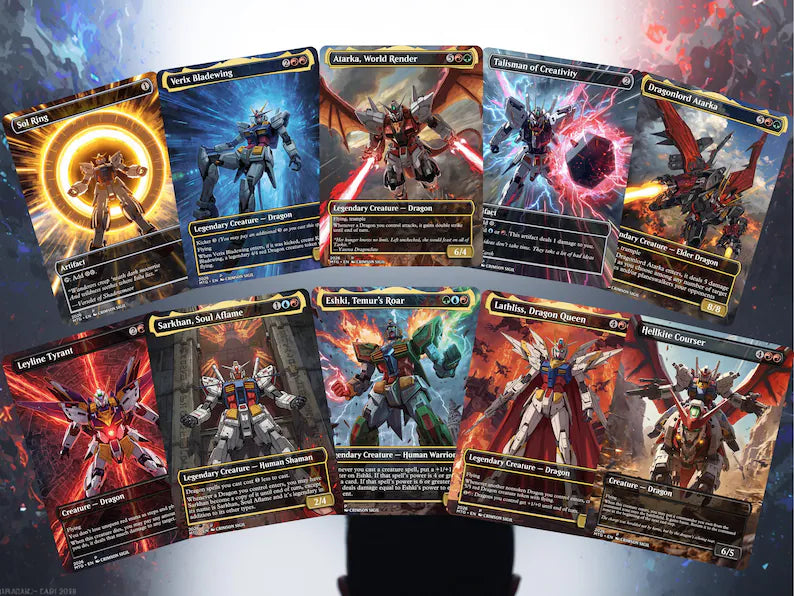 Gundam MTG Proxy Commander Deck