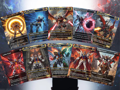 Gundam MTG Proxy Commander Deck